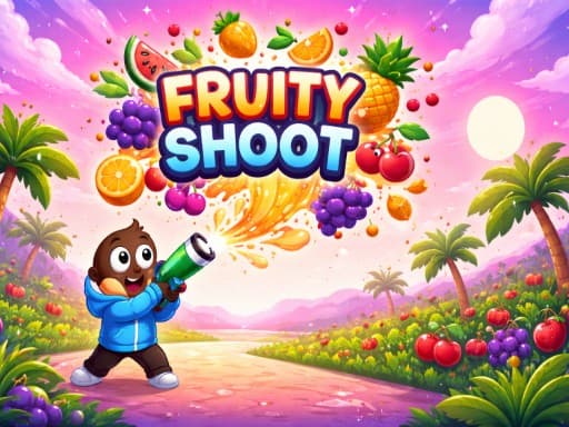 Fruity Shoot: Gift Frenzy game screenshot - shooting - Free online game
