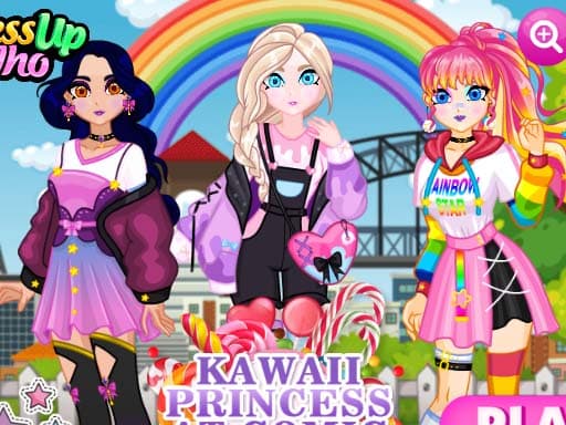 Kawaii Princess At Comic Con game screenshot - hypercasual - Free online game