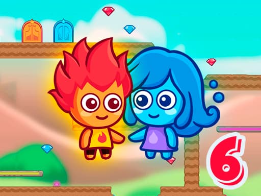 Fireboy and Watergirl 6 game screenshot - hypercasual - Free online game