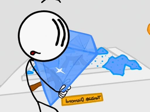 Stealing the Diamond game screenshot - action - Free online game
