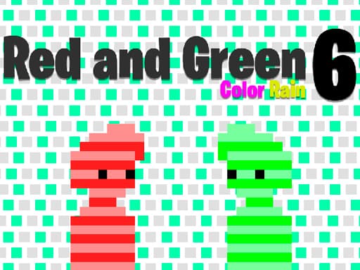 Captura de pantalla del juego Red and Green 6 Color Rain - adventure - Juego gratuito en línea