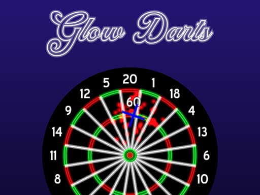 Captura de pantalla del juego Glow Darts - sports - Juego gratuito en línea