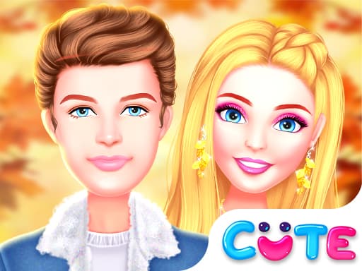 Ellie And Ben Fall Date game screenshot - girls - Free online game