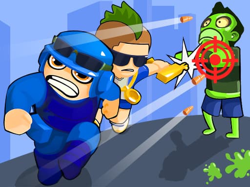 Zombie Royale Io game screenshot - fighting - Free online game