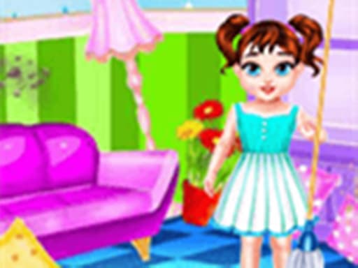 Baby Taylor Messy Home Cleaning game screenshot - hypercasual - Free online game