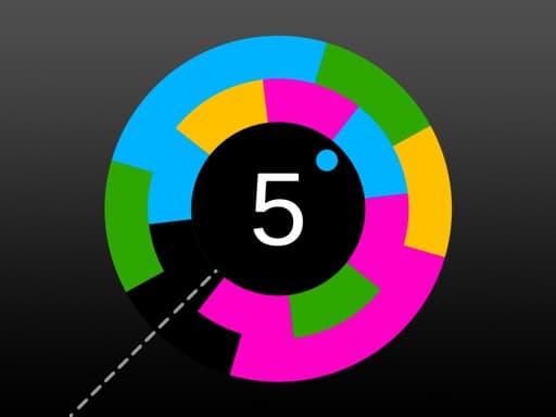 Captura de pantalla del juego CircleJump  - shooting - Juego gratuito en línea