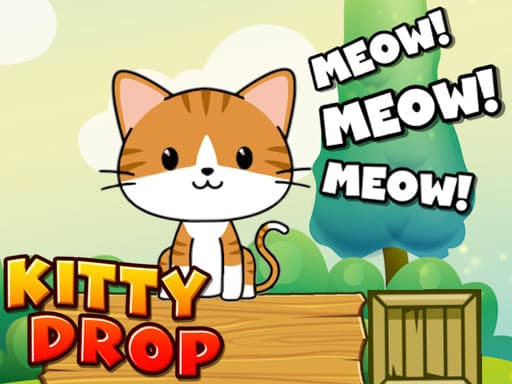 Captura de pantalla del juego Kitty Drop - puzzles - Juego gratuito en línea