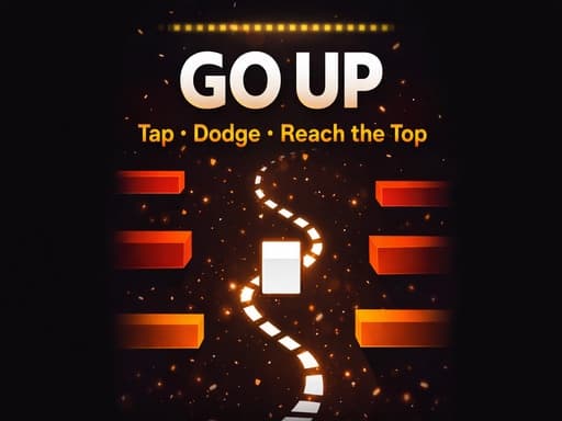 Go Up Tap ZigZag Box Challenge game screenshot - hypercasual - Free online game