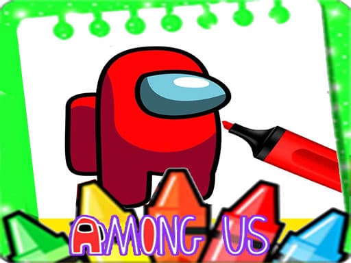 Coloring Book For Amoung Us 2 game screenshot - hypercasual - Free online game