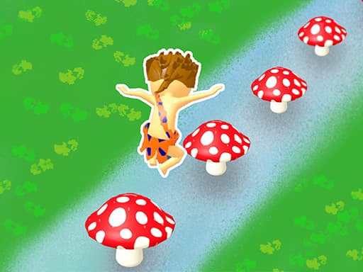 Captura de pantalla del juego MushroomTarzan - hypercasual - Juego gratuito en línea