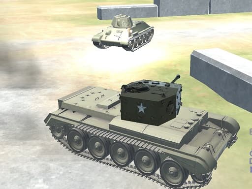 Captura de pantalla del juego Battle 3D Tanks 2021 - action - Juego gratuito en línea