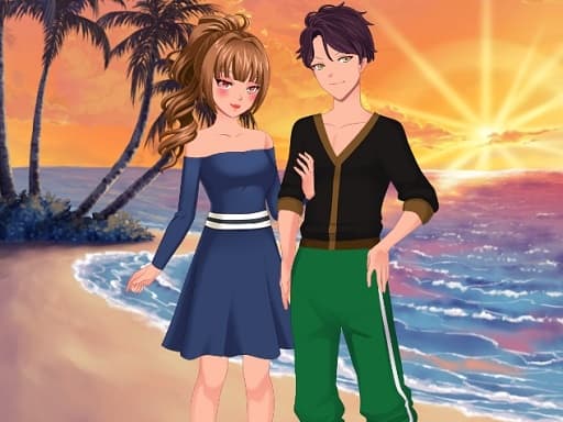 Anime Couples Dress Up 1 game screenshot - girls - Free online game