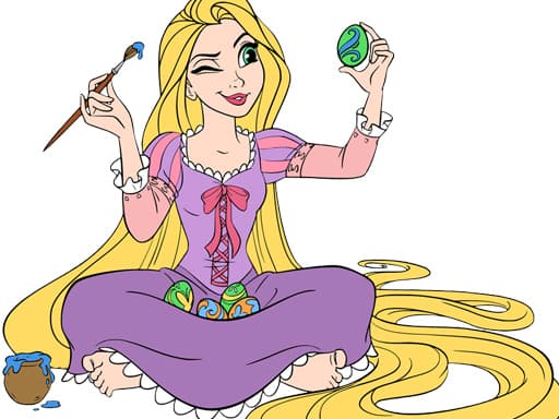 Princess Easter Egg game screenshot - girls - Free online game
