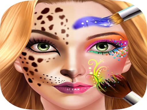Face.Paint.Master game screenshot - girls - Free online game