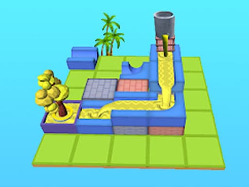 Captura de pantalla del juego Water Flow Puzzle - boys - Juego gratuito en línea