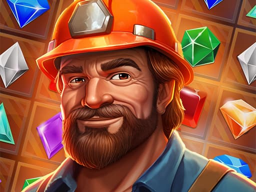 Jewel Miner Quest game screenshot - hypercasual - Free online game
