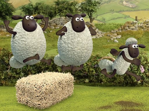 Captura de pantalla del juego Shaun the Sheep - Shear Speed - sports - Juego gratuito en línea