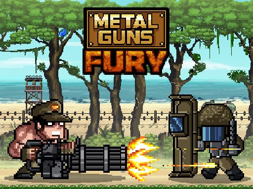 Captura de pantalla del juego Metal Guns Fury : beat em up - arcade - Juego gratuito en línea