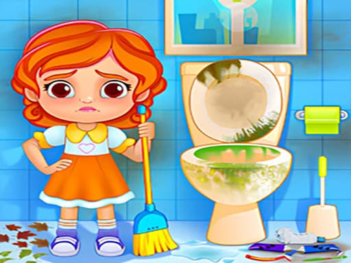 Kids House Cleanup game screenshot - hypercasual - Free online game