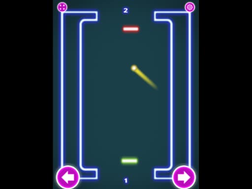 Captura de pantalla del juego Pong Neon - sports - Juego gratuito en línea