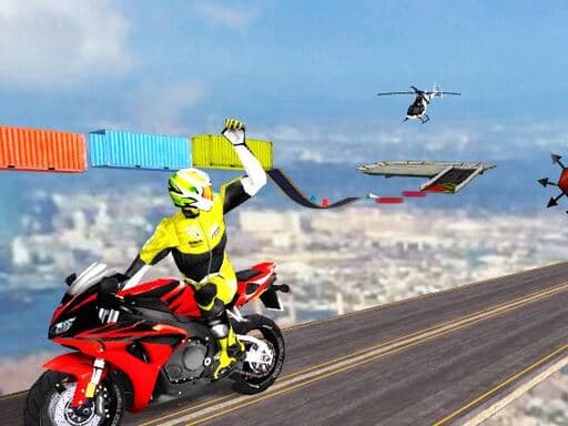 Moto SkyRace Mayhem game screenshot - arcade - Free online game