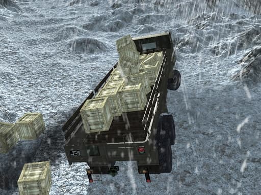 Cargo Truck Montain Simulator game screenshot - action - Free online game