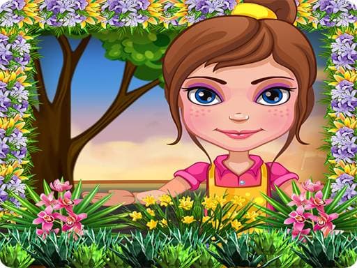 Flower Decoration game screenshot - girls - Free online game