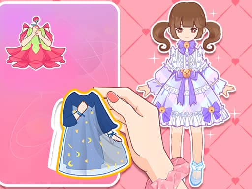 Paper Doll For Girls Dress Up game screenshot - hypercasual - Free online game