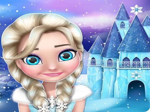 Frozen elsa Princess Doll House Games online game screenshot - girls - Free online game