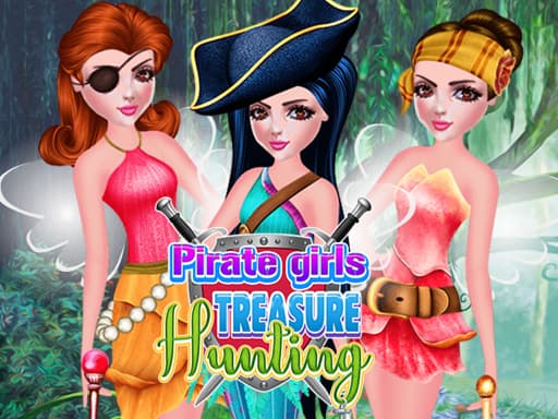 Captura de pantalla del juego Pirate Girls Treasure Hunting - puzzles - Juego gratuito en línea