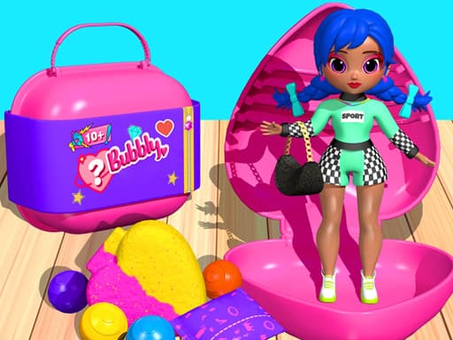 Surprise Makeup Doll Unbox game screenshot - girls - Free online game