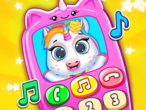 Baby Princess Unicorn Mobile Phone game screenshot - girls - Free online game