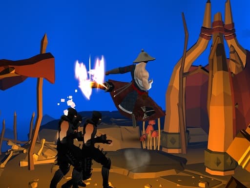 Captura de pantalla del juego Warrior Fighters Samurai Sim - action - Juego gratuito en línea