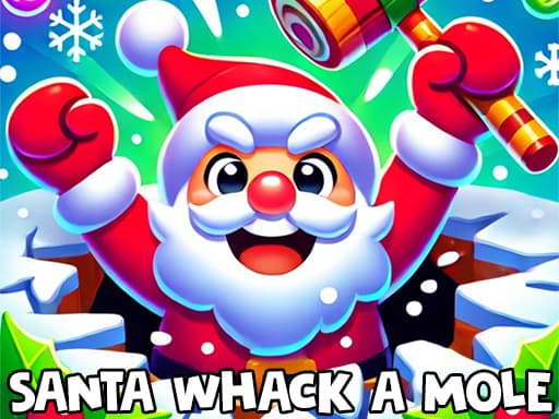 Captura de pantalla del juego Santa Whack a Mole - clicker - Juego gratuito en línea