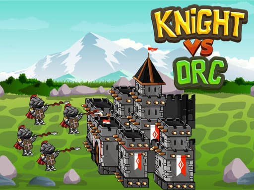 Knight Vs Ork game screenshot - hypercasual - Free online game