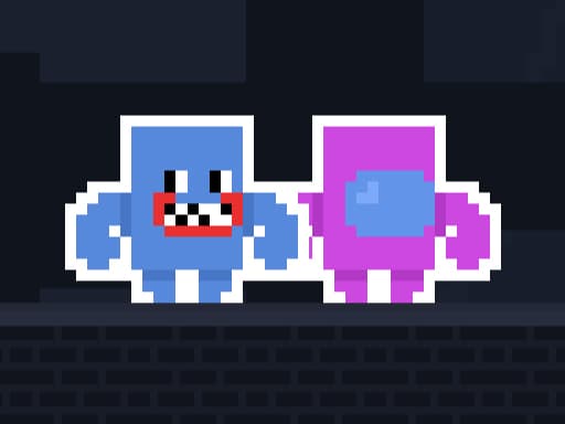 Captura de pantalla del juego Mini Huggy - 2 Player - arcade - Juego gratuito en línea