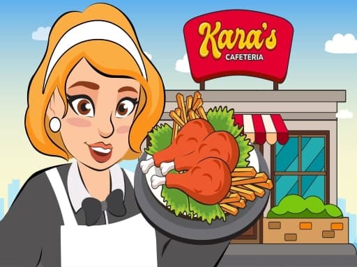 Karas Cafeteria game screenshot - girls - Free online game