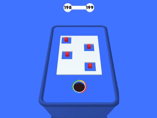 Hole 3d Color Block Game game screenshot - arcade - Free online game