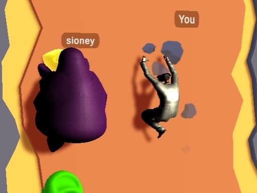 Skibidi vs Grimace Climber Race game screenshot - action - Free online game