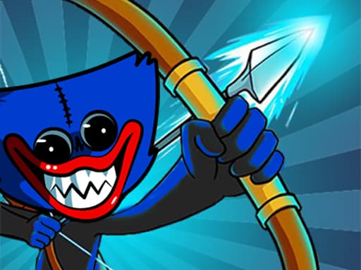 Huggy Wuggy Archer game screenshot - fighting - Free online game