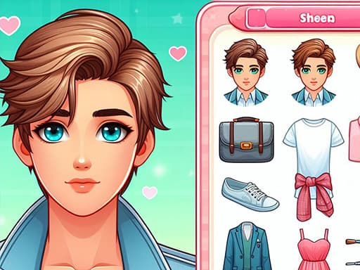 Dress Up Party Boy  game screenshot - puzzles - Free online game