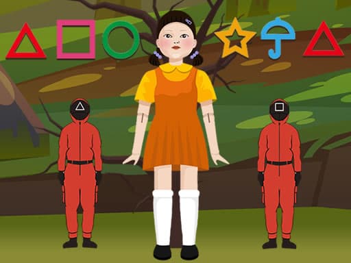 Squid Game Hidden Signs game screenshot - hypercasual - Free online game