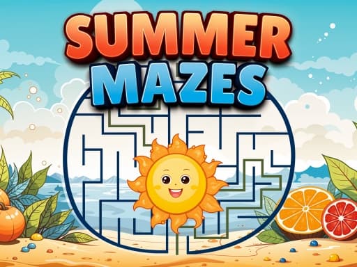 Summer Mazes游戏截图 - puzzles - 免费在线游戏