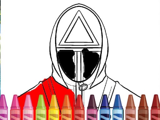 Squid Game Coloring Round game screenshot - arcade - Free online game