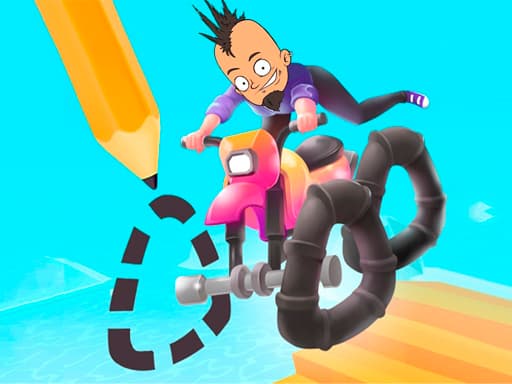 Scribble racing游戏截图 - racing - 免费在线游戏