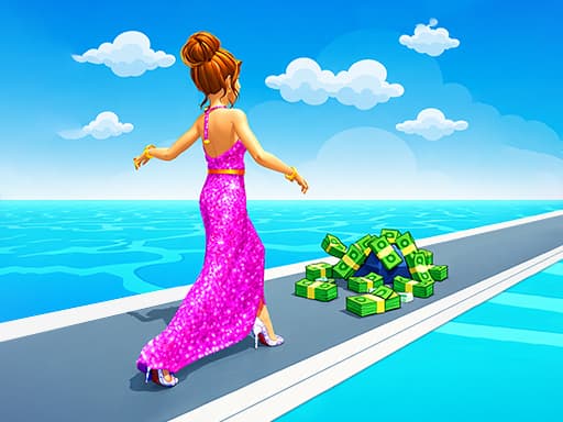 Girl Money Rush Game游戏截图 - puzzles - 免费在线游戏