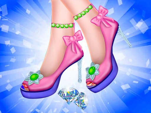 Shoe Designer Game game screenshot - girls - Free online game