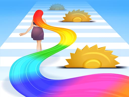Hair Challenge Runner  game screenshot - hypercasual - Free online game