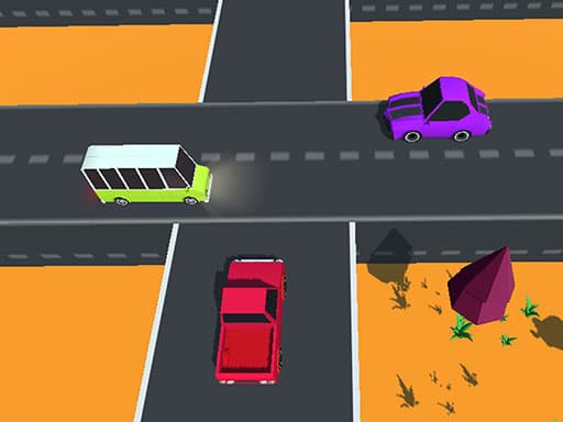 Captura de pantalla del juego Highway Cross: Traffic Racing - sports - Juego gratuito en línea