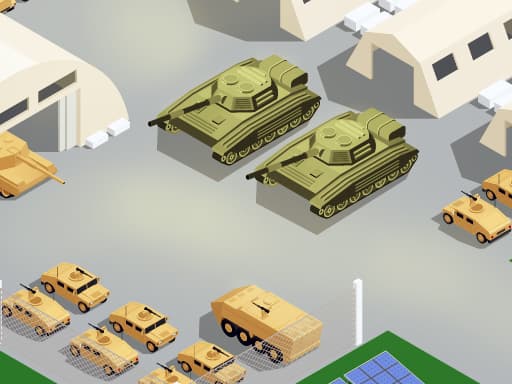 Captura de pantalla del juego Tank Army Parking - arcade - Juego gratuito en línea